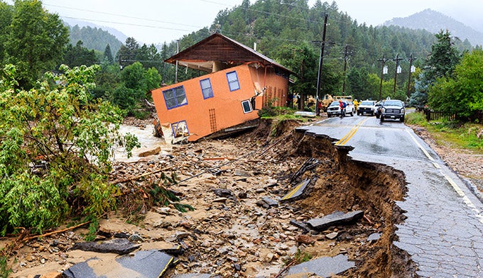 "2013 Flood in Jamestown, Colo."
