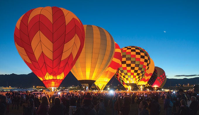 "Hot Air Balloon Festival in Albuquerque, N.M."