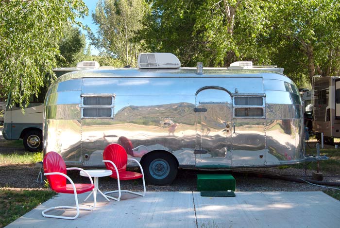 "Airstream Trailer at Dolores River Camp"