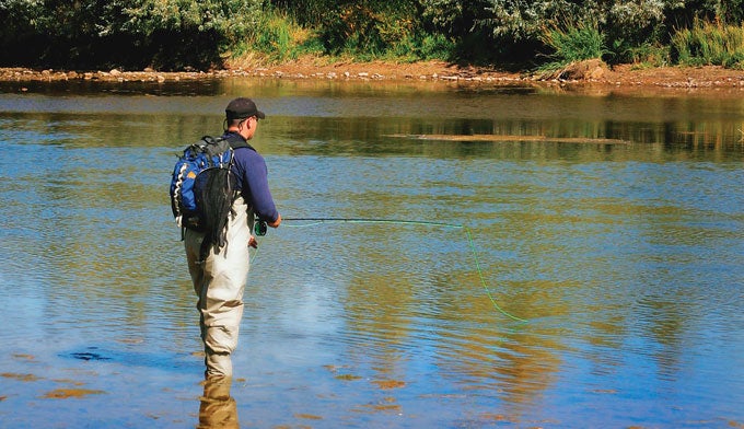 "Fishing near Casper, Wyoming"