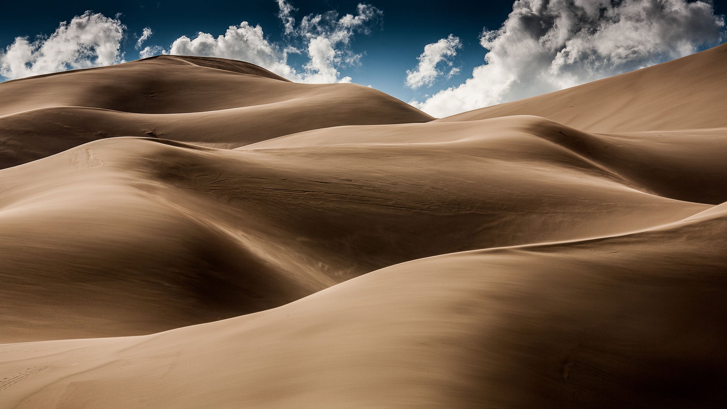 Great Sand Dunes National Park during the golden hour
