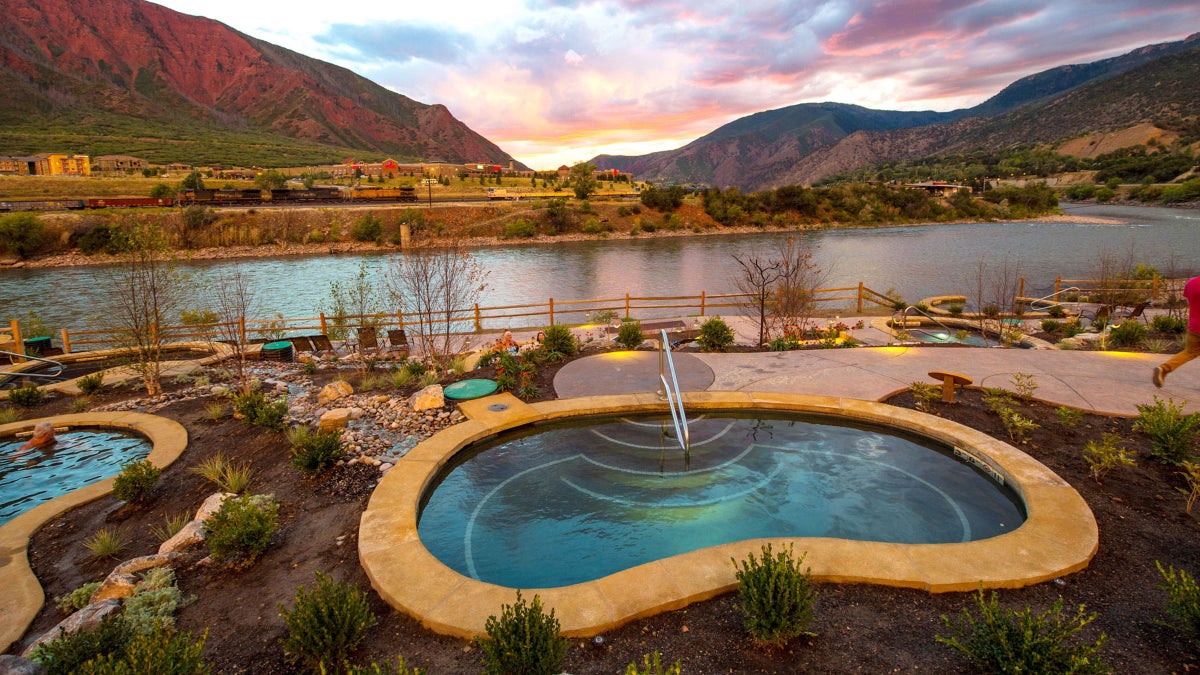Iron Mountain Hot Springs in Glenwood Springs, Colorado