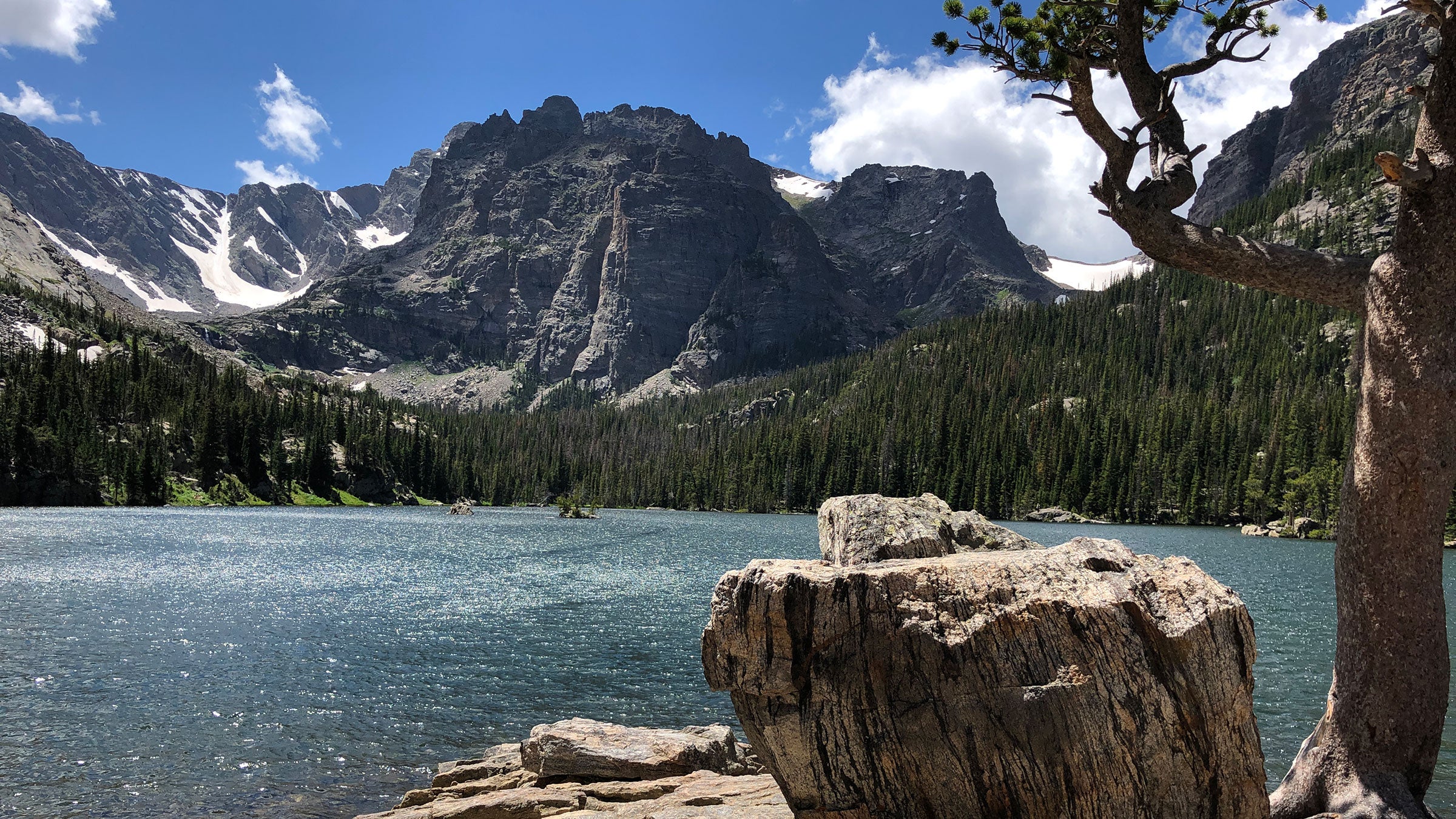 Chasm Lake in Rocky Mountain National Park