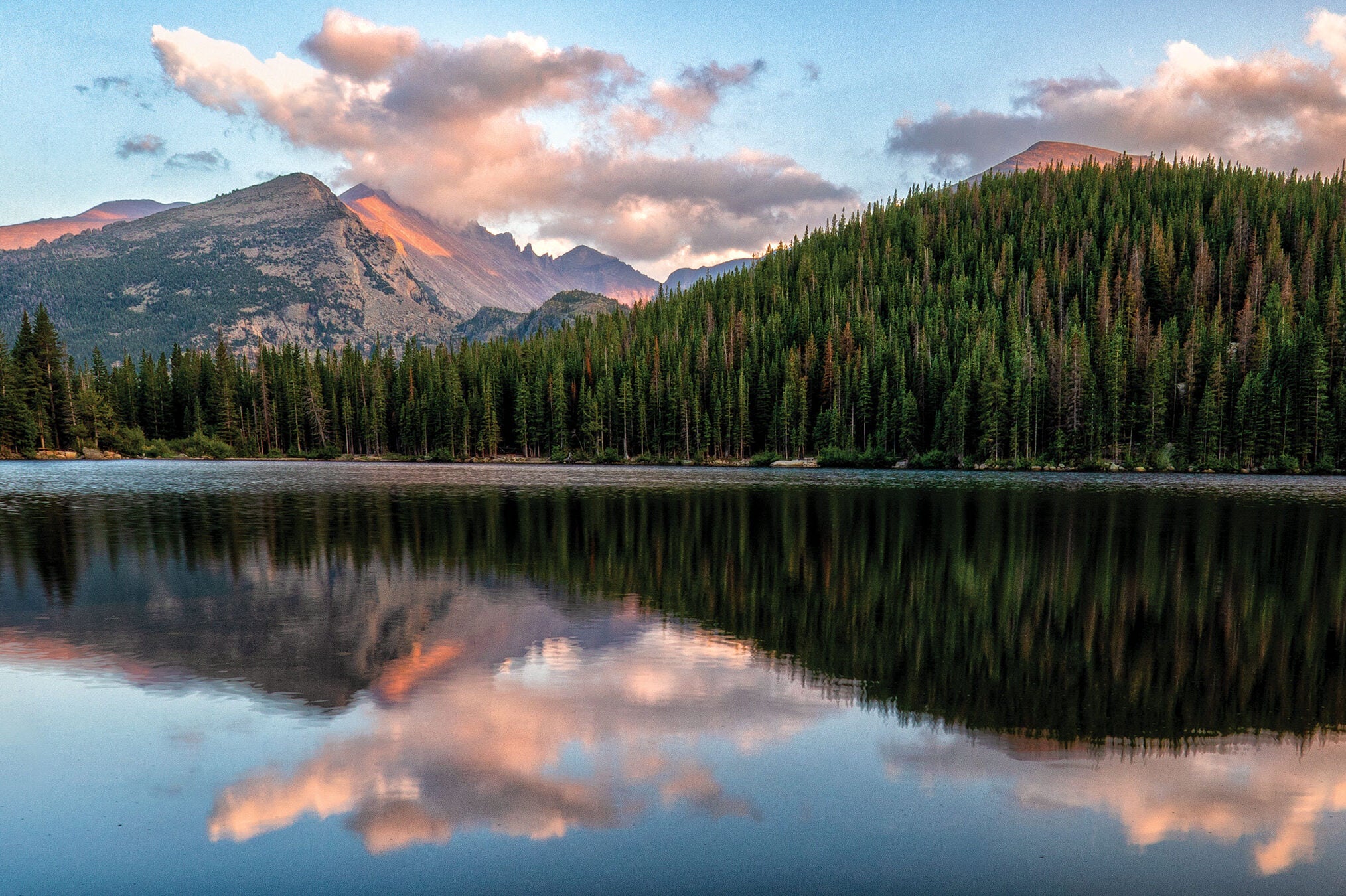 Sunset at Bear Lake, Rocky Mountain National Park
