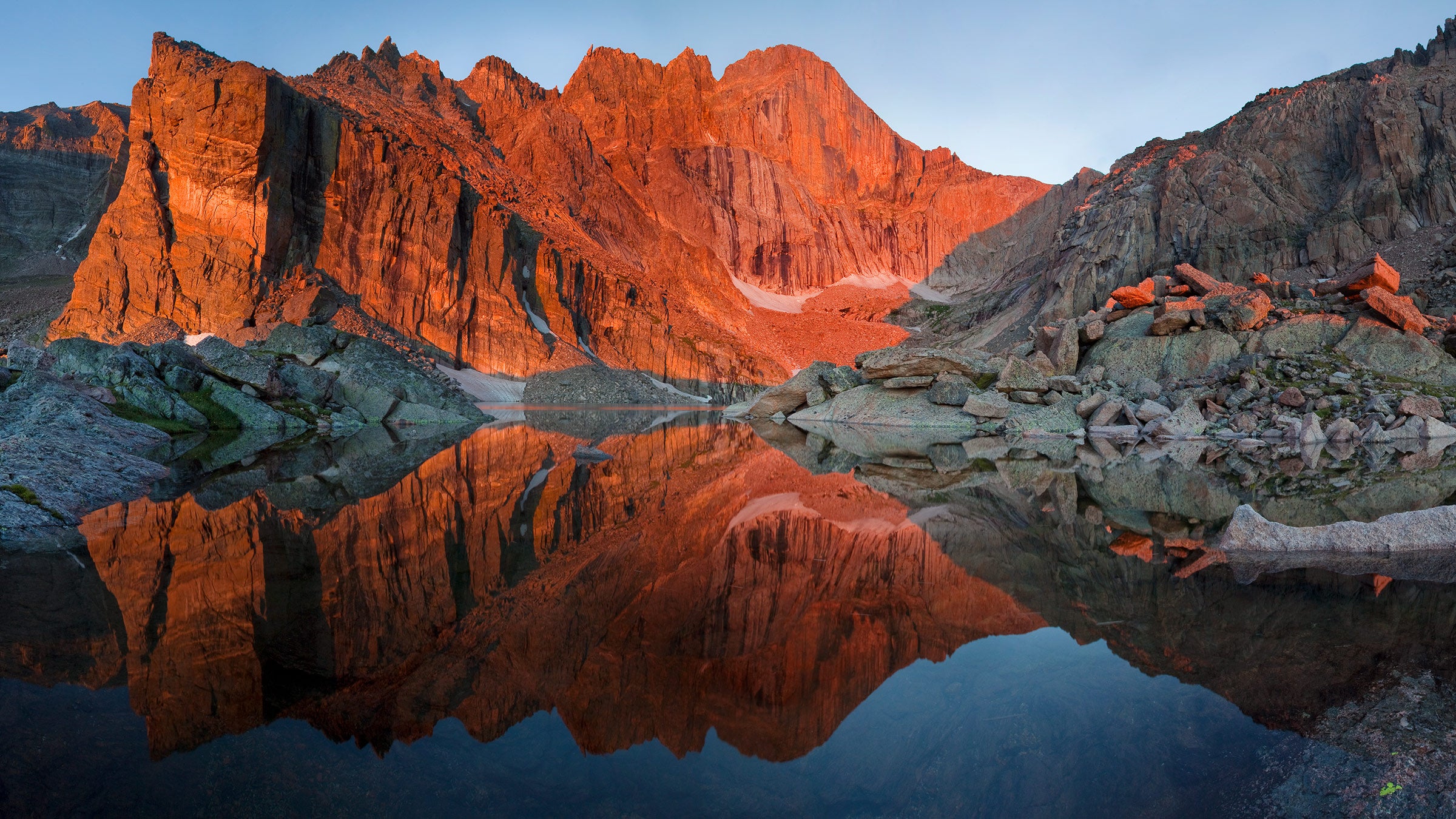 Chasm Lake in Rocky Mountain National Park